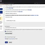 Account edit screen