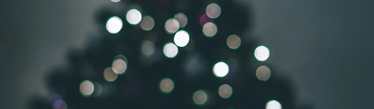 Dark Christmas tree