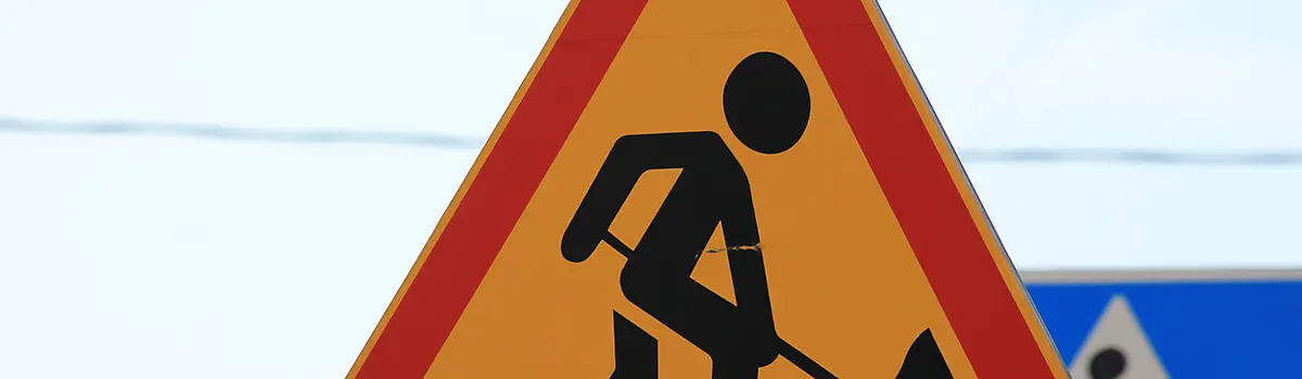 A Work Sign